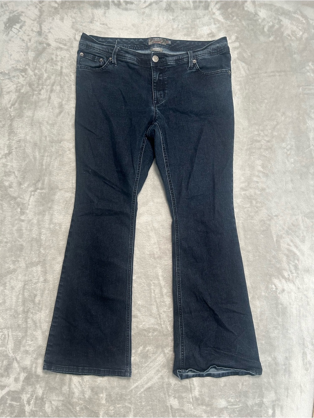 Torrid Luxe Slim Boot Jeans Women’s 10R Dark Wash Denim